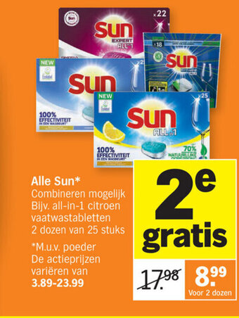 Albert Heijn Alle sun aanbieding