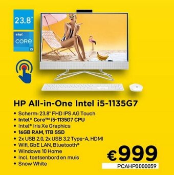 HP All-in-One Intel i5-1135G7