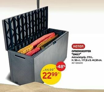 Brico Opbergkoffer emily aanbieding