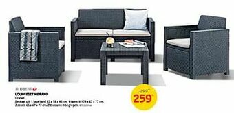 Brico Loungeset merano aanbieding