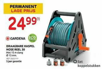 Brico Draagbare haspel hose reel 30 aanbieding