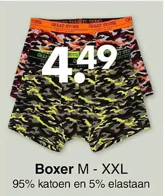 Wibra Boxer m - xxl aanbieding