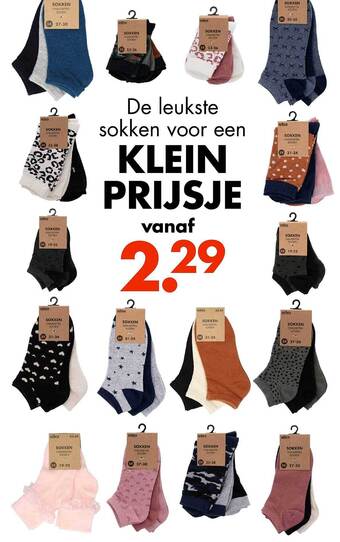 Wibra Sokken aanbieding