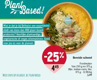 Foodmaker Bereide Schotel Van 250g tot 375 g