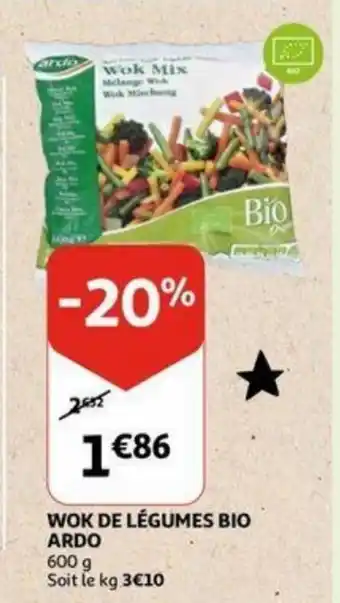 Ardo wok de legumes bio 600G