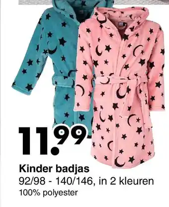 Wibra Kinder badjas aanbieding