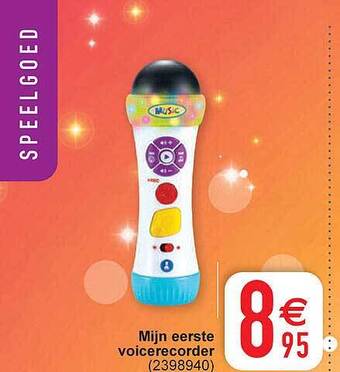 Cora Mijn eerste voicerecorder aanbieding