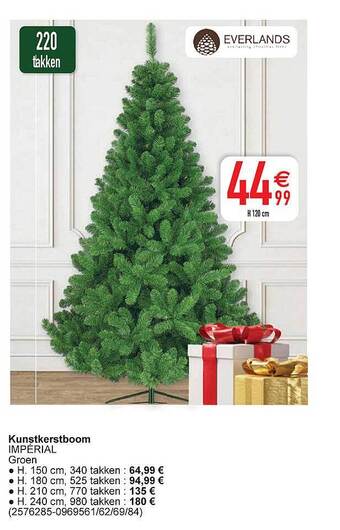 Cora Kunstkerstboom imperial aanbieding