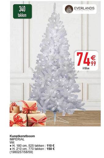 Cora Kunstkerstboom imperial aanbieding