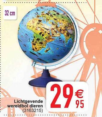Cora Lichtgevende wereldbol dieren aanbieding