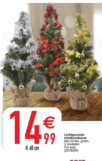 Cora Lichtgevende minikerstboom aanbieding