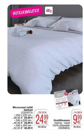 Cora Microvezel relief dekbed aanbieding