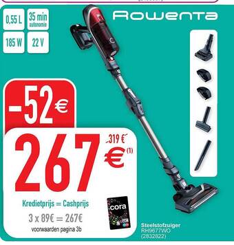 Cora Steelstofzuiger aanbieding