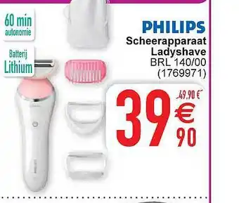 Cora Philips scheerapparaat ladyshave aanbieding