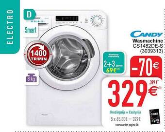 Cora Candy wasmachine aanbieding