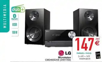 Cora Lg microketen cm2460dab aanbieding