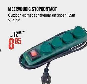 HandyHome Meervoudig stopcontact aanbieding