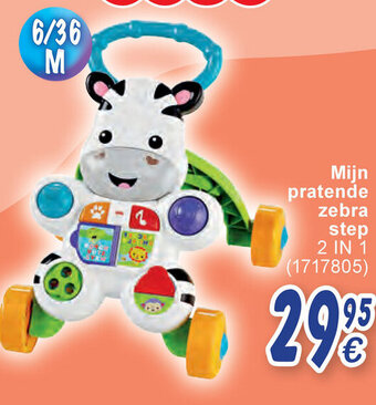 Cora Mijn pratende zebra step aanbieding
