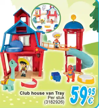 Cora Club house van Tray aanbieding