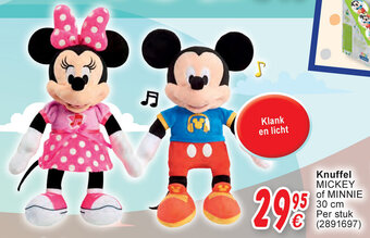 Cora Knuffel Mickey of Minnie aanbieding