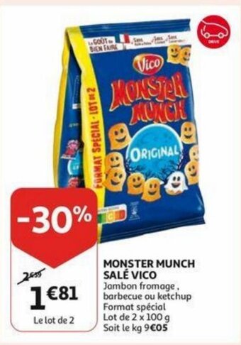 Auchan Monster munch sale vico aanbieding