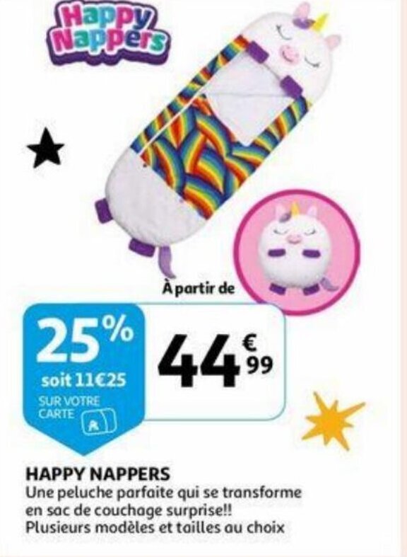 Happy nappers promotie bij Auchan