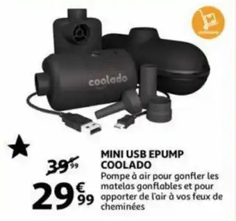 Auchan Mini USB epump coolado aanbieding