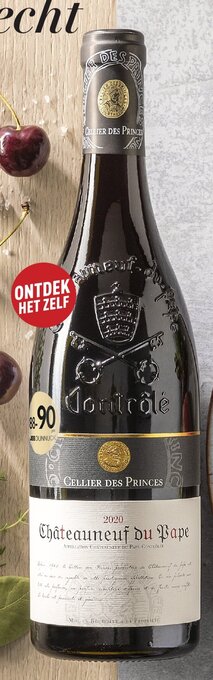 Chateauneuf du pape AOP cellier des princes 75cl