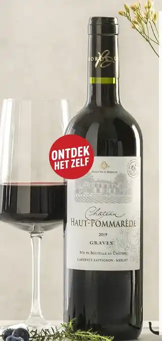 ALDI Graves rouge chateau hautpommarede 75cl aanbieding