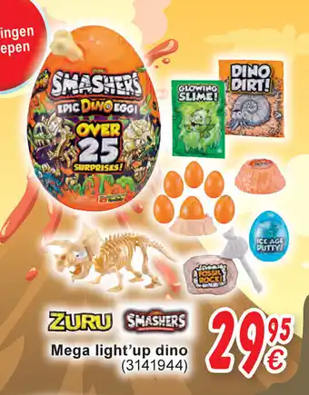 Cora Mega light'up dino aanbieding