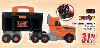 Cora Smoby Constructietruck aanbieding