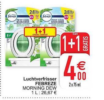 Cora Luchtverfrisser febreze aanbieding