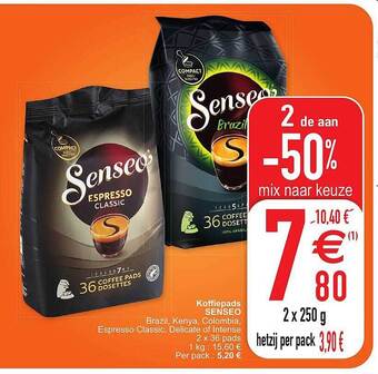 Cora Koffiepads senseo aanbieding