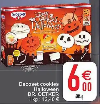 Decoset cookies halloween dr oetker