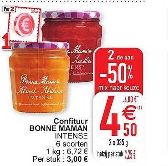 Cora Confituur bonne maman aanbieding