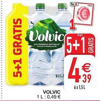 Cora Volvic aanbieding