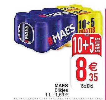 Cora Maes blikjes aanbieding