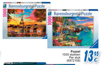 Cora Puzzel 1000 stukken aanbieding