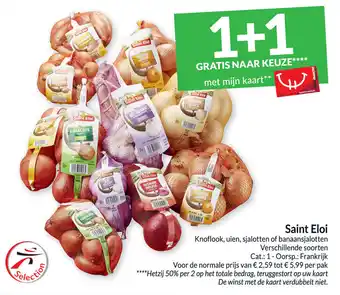 Intermarché Saint Eloi Knoflook, Uien, Sjalotten of Banaansjalotten Verschillende Soorten aanbieding