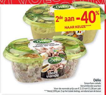 Intermarché Delio Smeerbare Salade Verschillende Soorten aanbieding