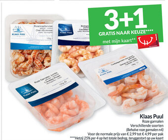 Intermarché Klaas Puul Roze Garnalen aanbieding