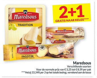 Intermarché Maredsous Verschillende soorten aanbieding