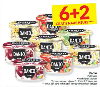 Intermarché Danio Plattekaas Per pack aanbieding