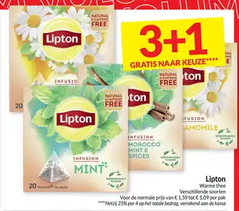 Lipton Warme thee Per Pack