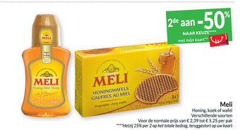 Meli Honing, Koek of Wafel