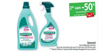 Intermarché Sanytol Verschillende soorten Per stuk aanbieding