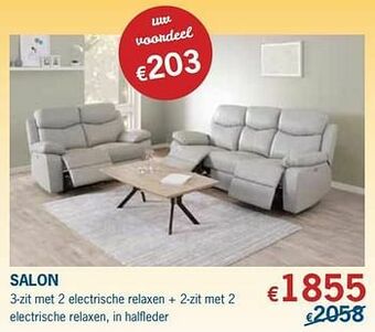 De Prijzenklopper Salon aanbieding