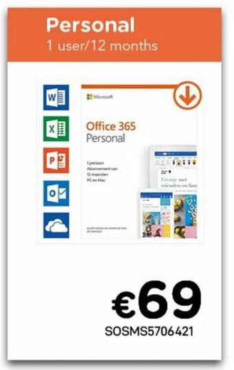 CompuDeals Office 365 Personal aanbieding