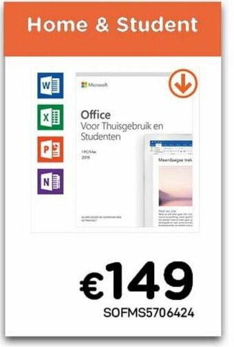 CompuDeals Home & Student Office Voor Thuisgebruik en Studenten aanbieding