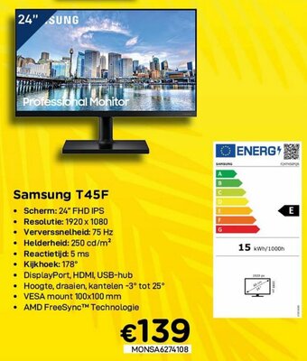 CompuDeals Samsung T45F aanbieding
